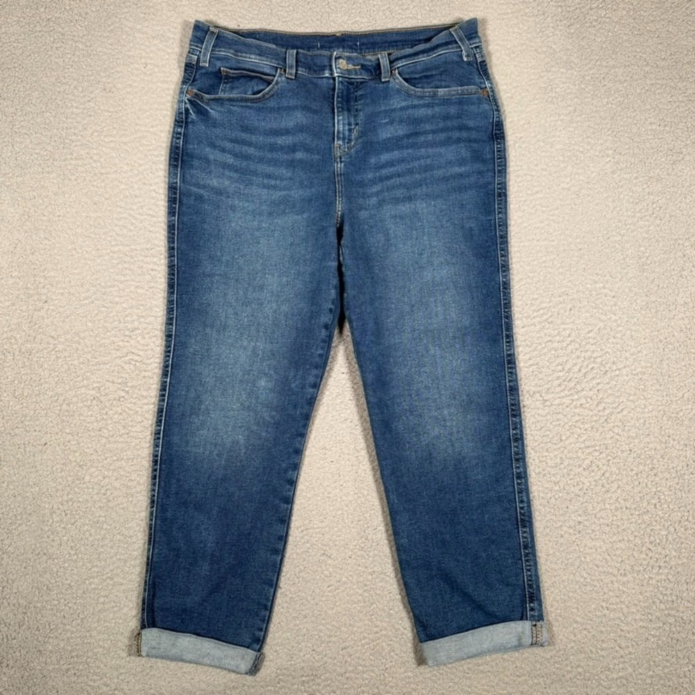 Levis Jeans Womens 33x24 Slim Taper Ankle Denim 5 Pocket Casual Preppy Stretch